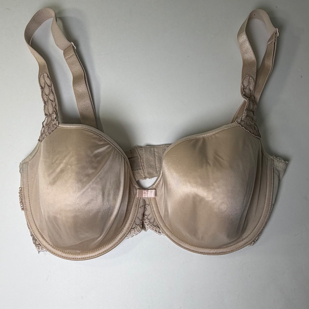 Chantelle C Magnifique Seamless‎ Unlined Minimizer Bra Nude Beige 32DDD 3852
